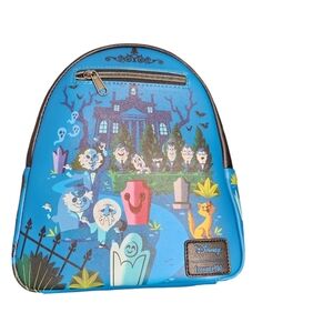 Loungefly Disney Haunted Mansion Graveyard Halloween Backpack NWT